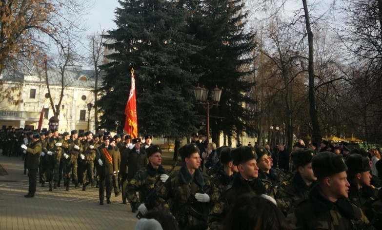 Торжественный митинг по случаю Дня защитников Отечества прошел в Гродно